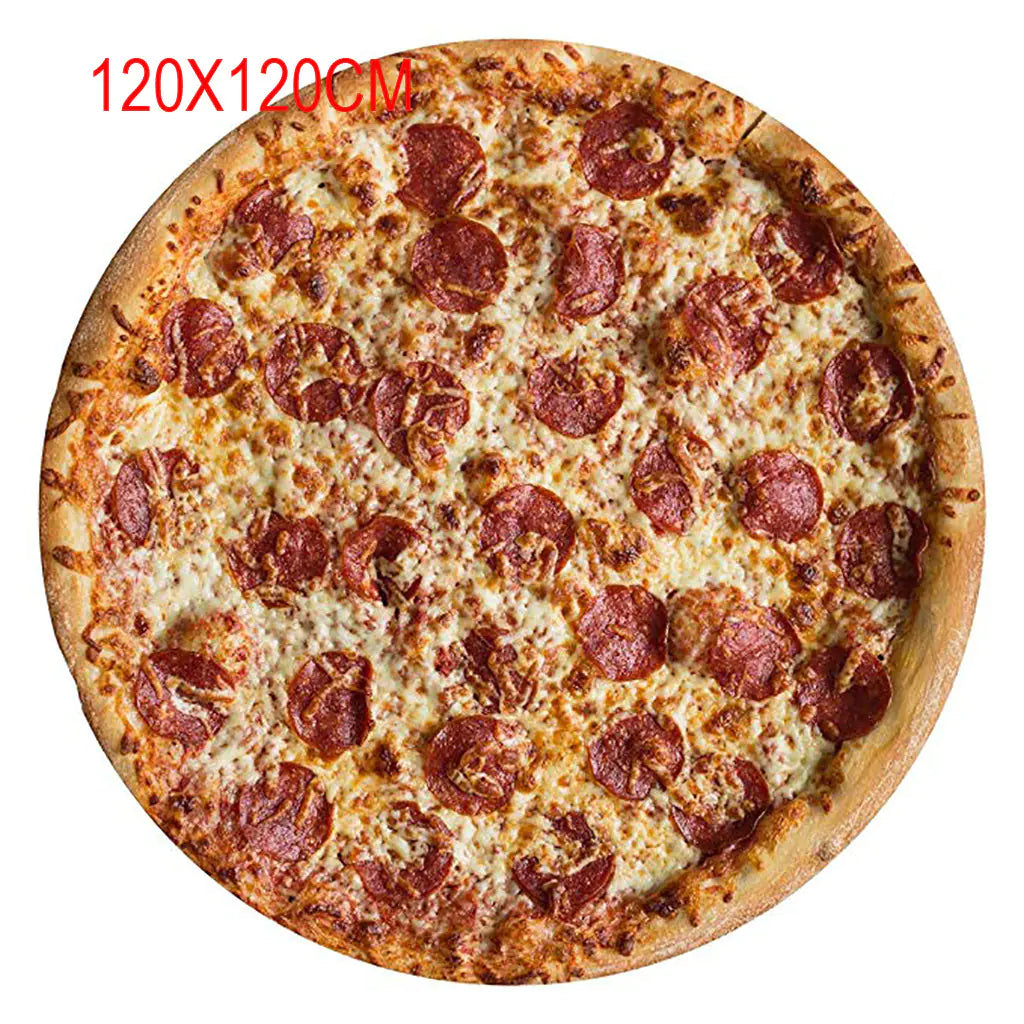 Round Pizza Blanket